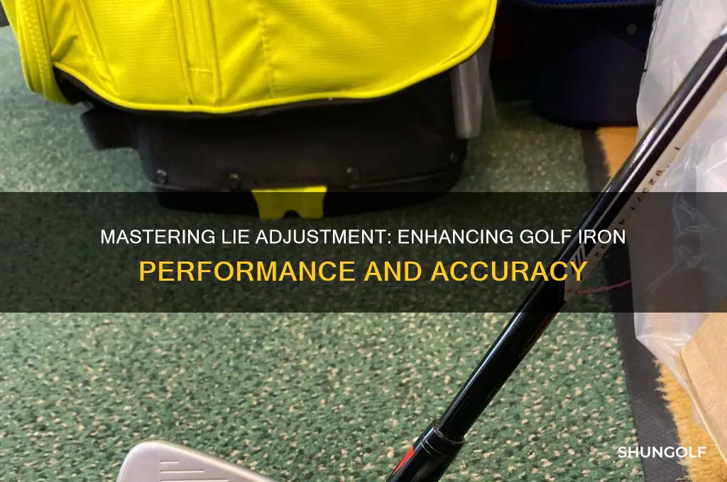 what is lie adjustment for golf irons