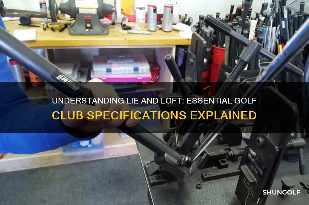 what is lie and loft in golf club