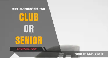 Comparing Weight: Women's Golf Clubs vs. Senior Golf Clubs