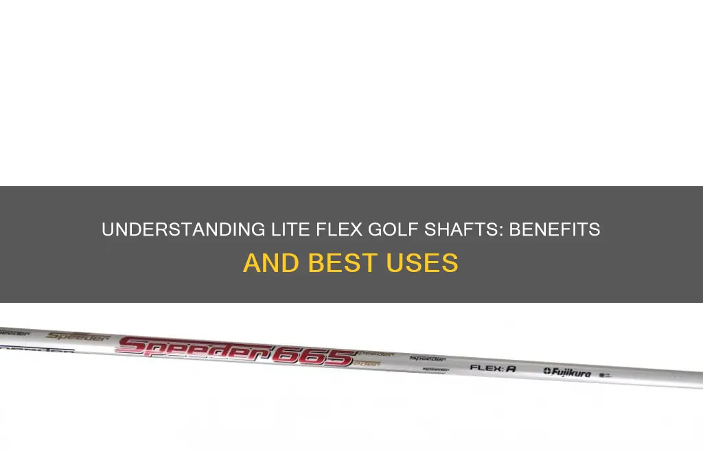 what is lite flex in golf