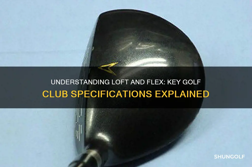 what is loft and flex in golf