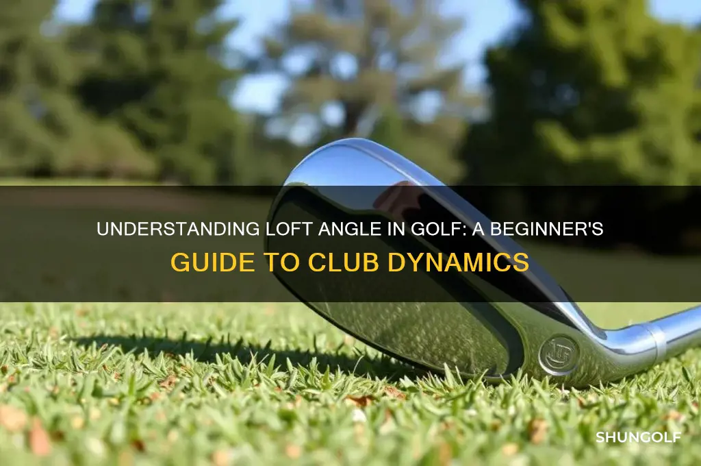 what is loft angle golf