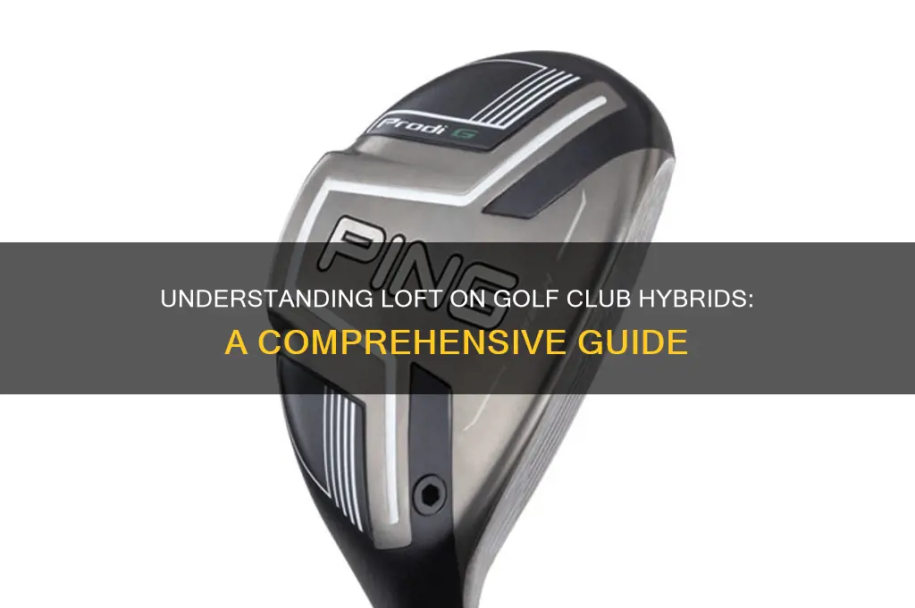 what is loft on a golf club hybrid