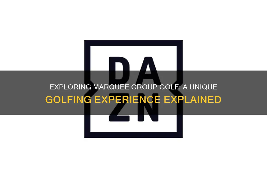 what is marquee group golf