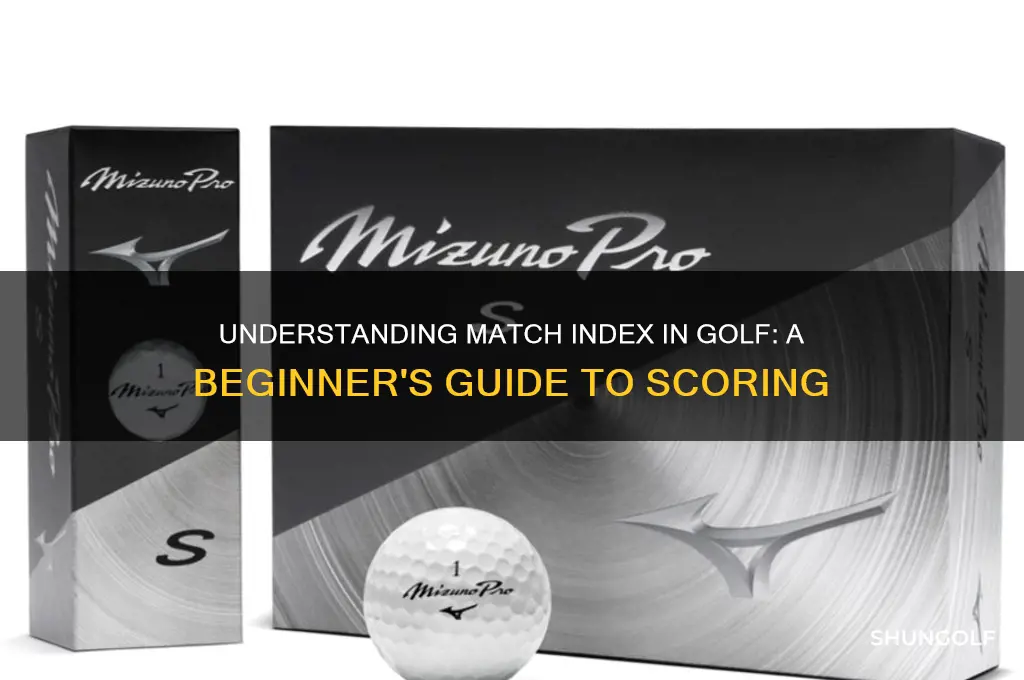 what is match index in golf