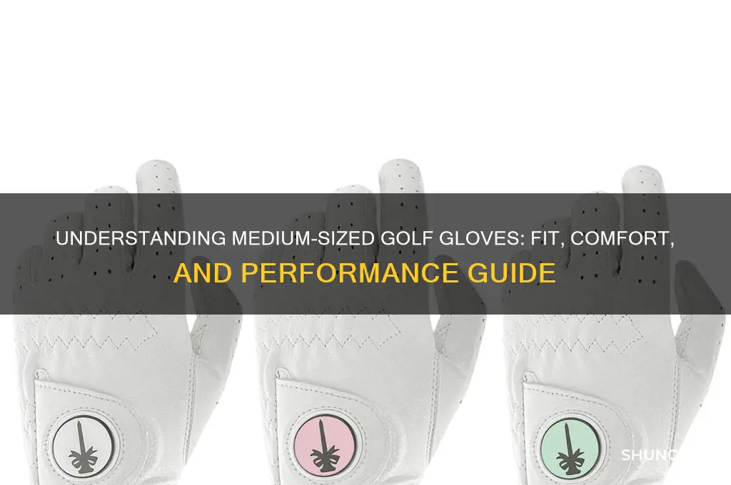 what is medium size golf glove