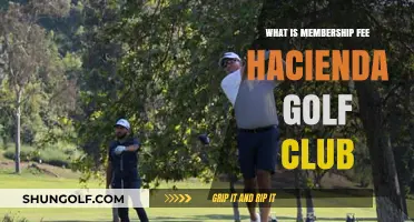 Understanding the Membership Fee at Hacienda Golf Club: A Comprehensive Guide