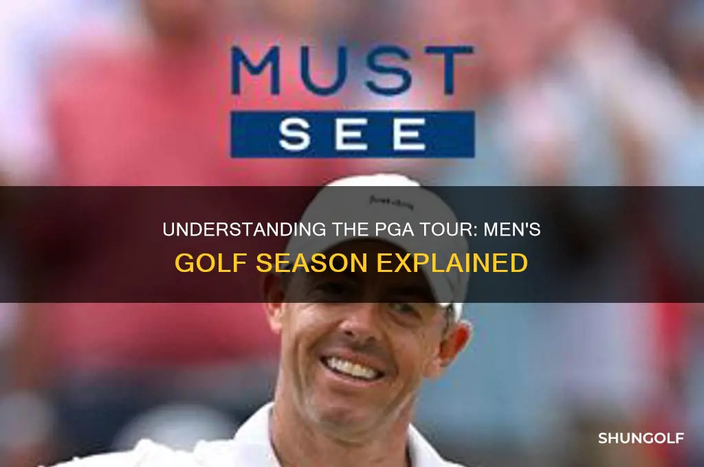 what is mens pga golf season