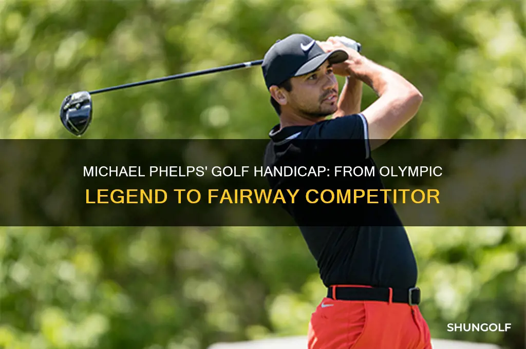 what is michael phelps golf handicap