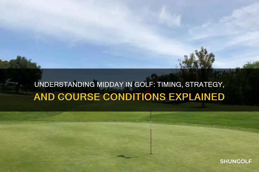 what is midday in golf