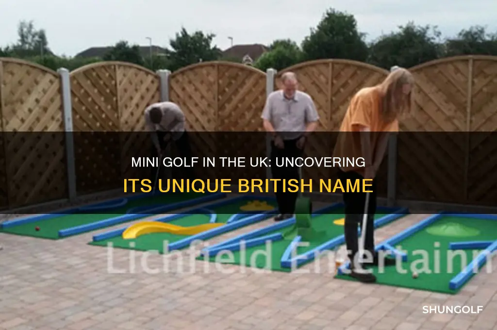 what is mini golf called in the uk