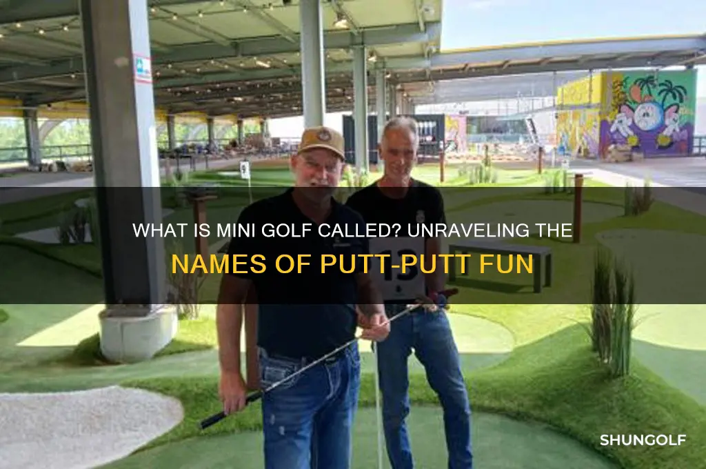 what is mini golf called