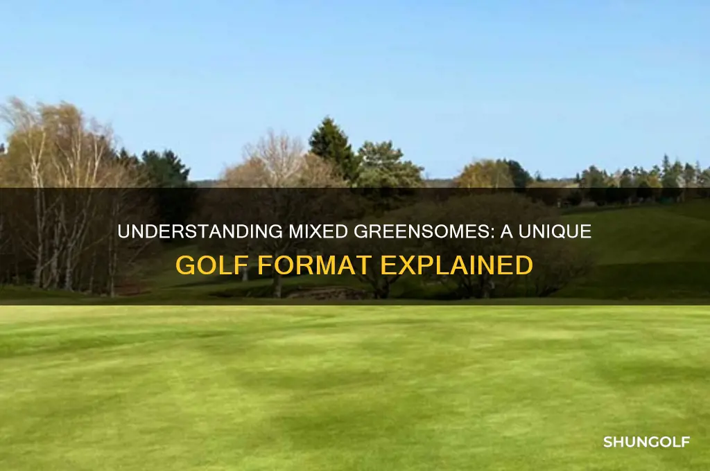 what is mixed greensomes in golf