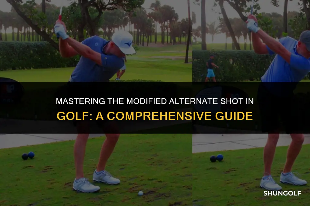 what is modified alternate shot in golf