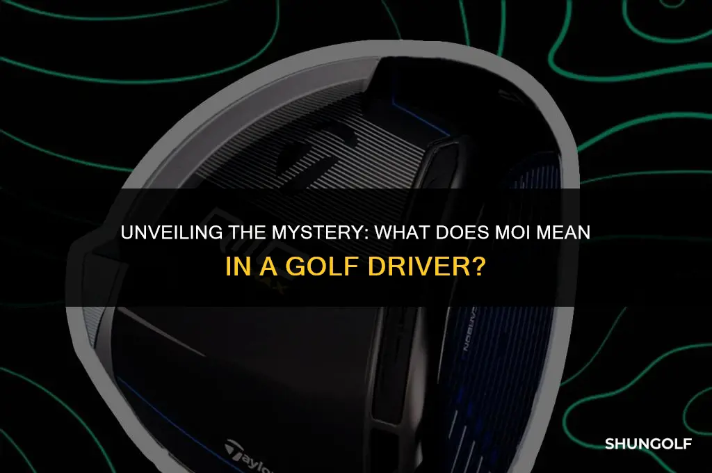 what is moi in a golf driver