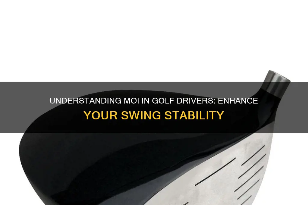 what is moi in golf drivers