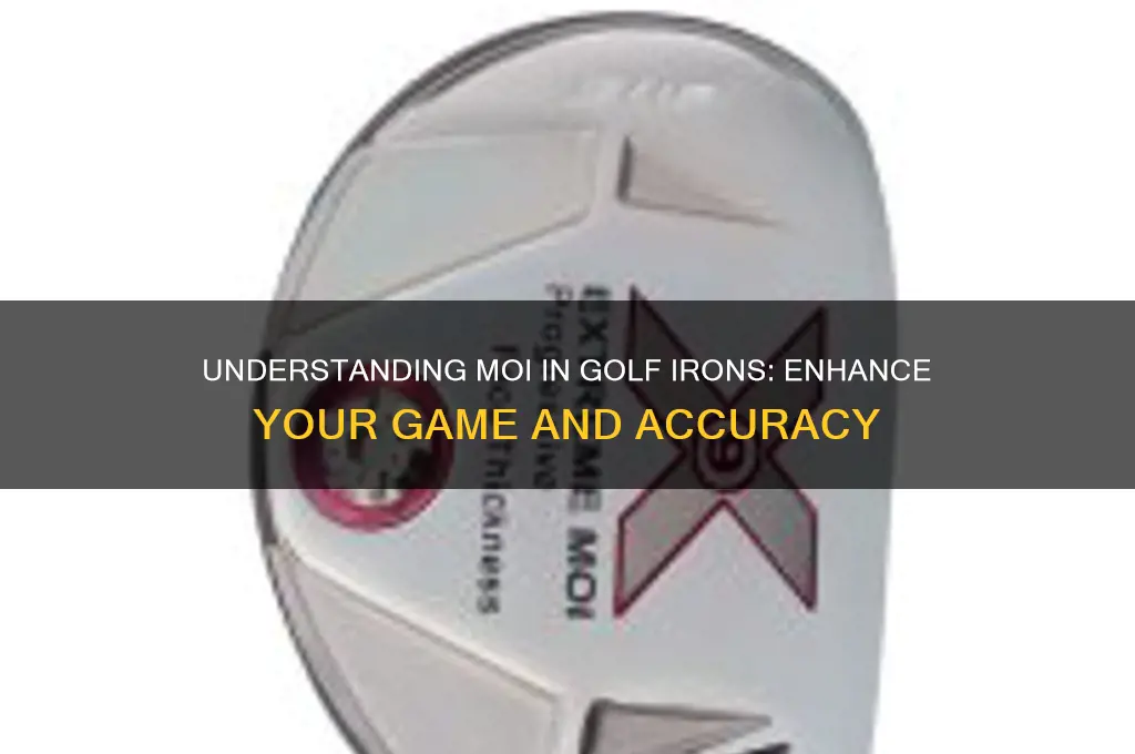 what is moi in golf iron