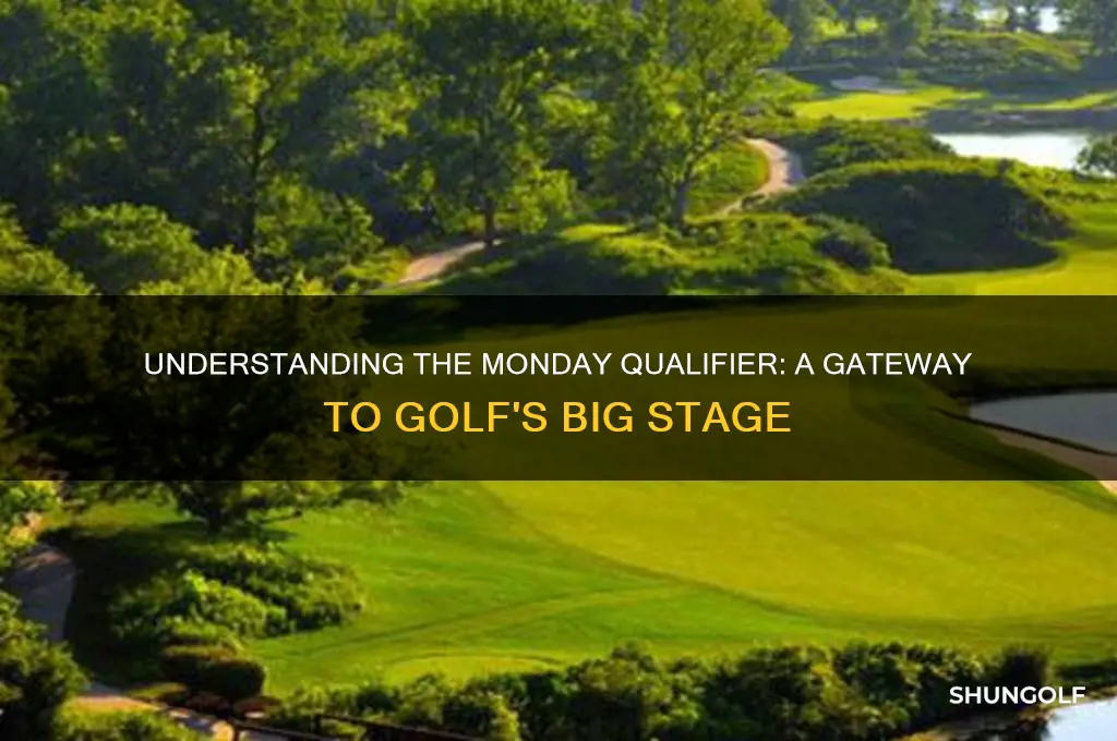 what is monday qualifier in golf