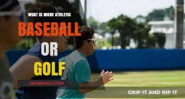 Baseball vs. Golf: Which Sport Demands More Athleticism?