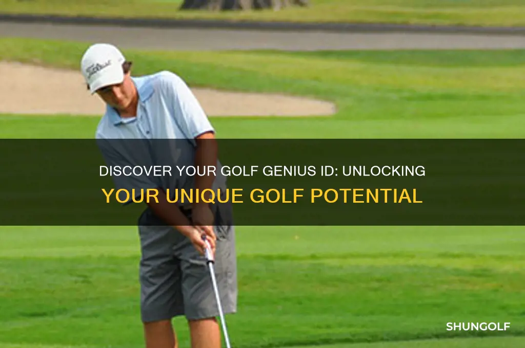 what is my golf genious id