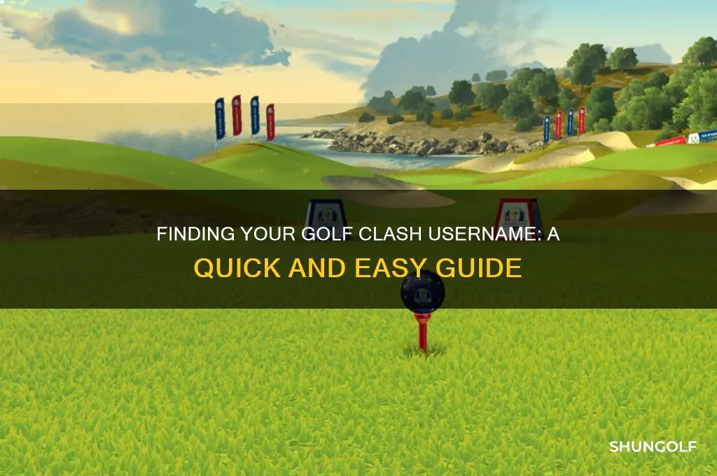 what is my username for golf clash