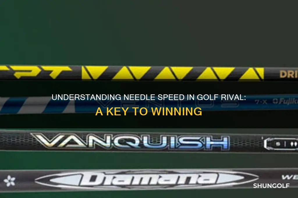 what is needle speed in golf rival
