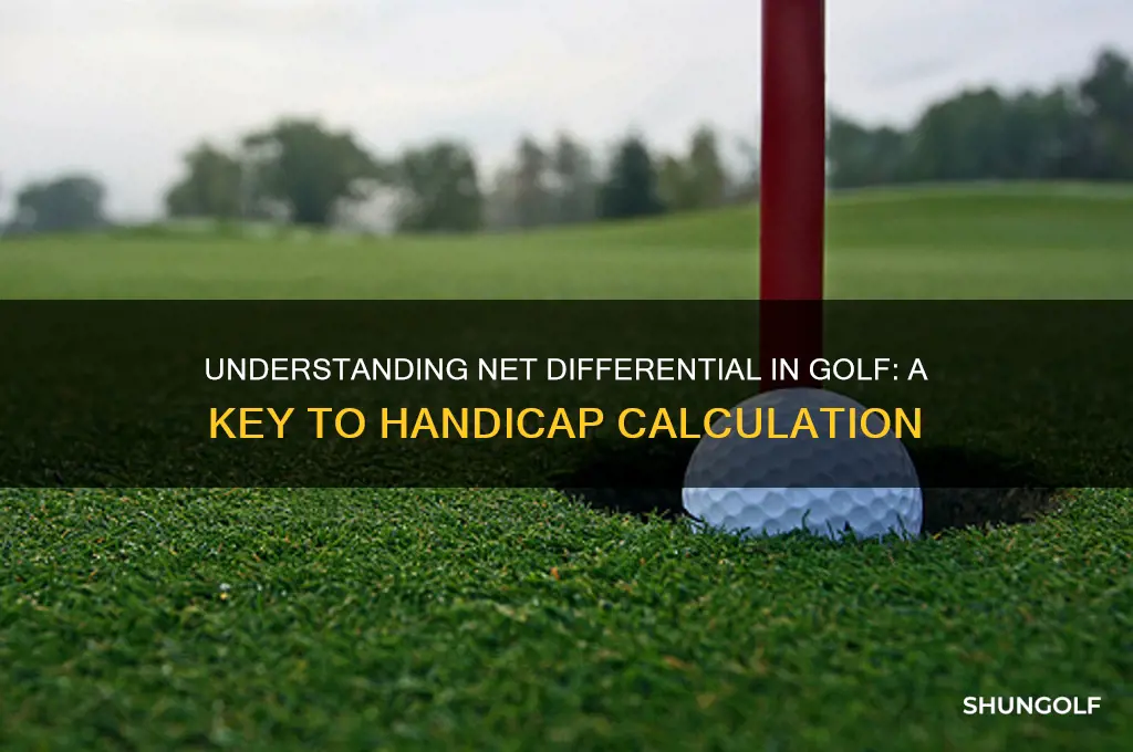 what is net differential in golf