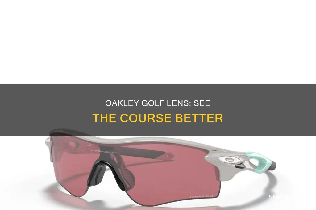 what is oakley golf specific lens