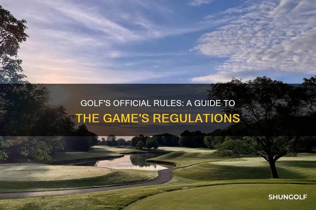 what is offical golf caled
