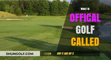 Golf's Official Name: Origins and History