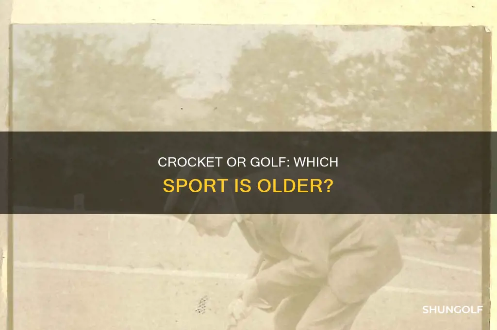 what is older crocket or golf