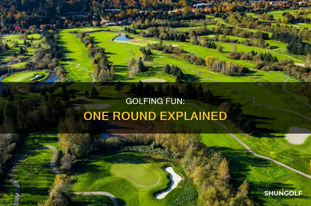 what is one round of golf