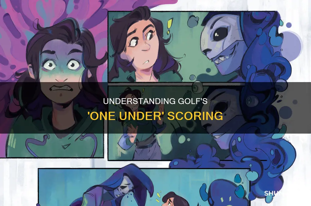 what is one under in golf