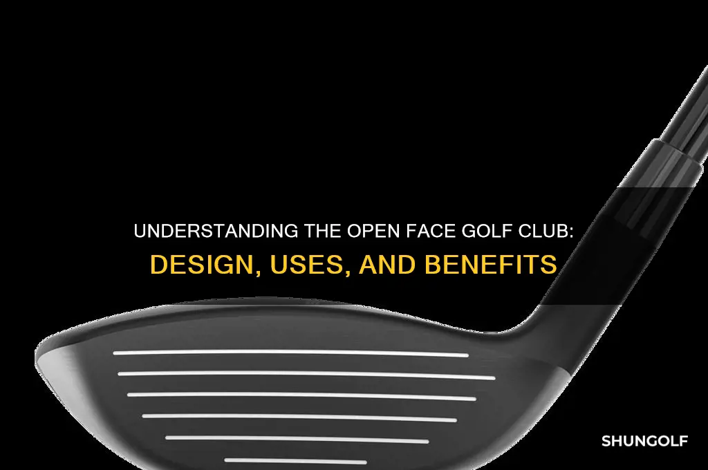 what is open face golf club