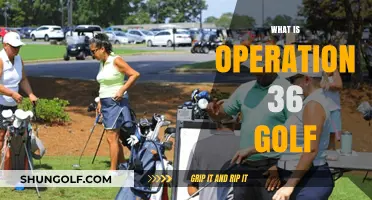 Operation 36: A Beginner's Guide to Golf