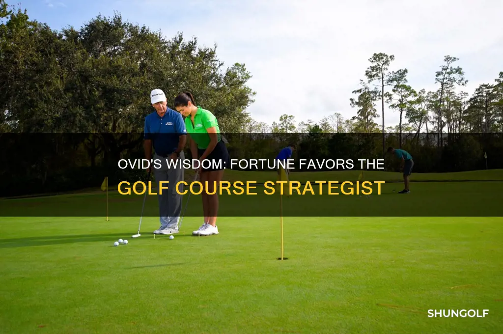 what is ovid fortune favors the golf