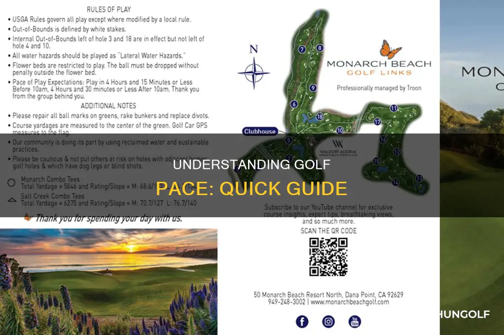 what is pace in golf