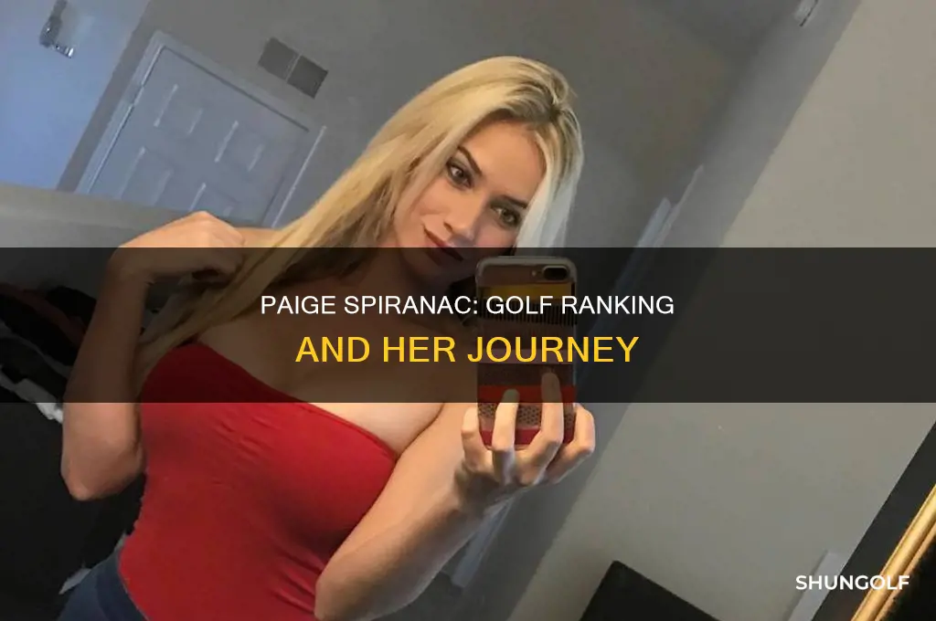 what is paige spiranac golf ranking