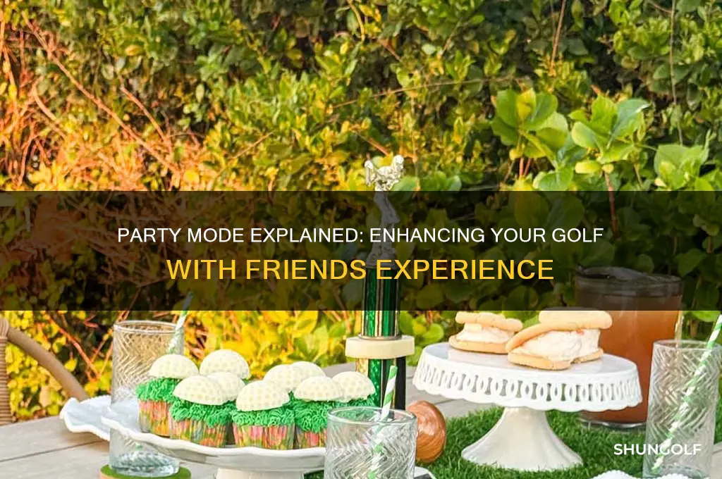 what is party mode on golf with friends