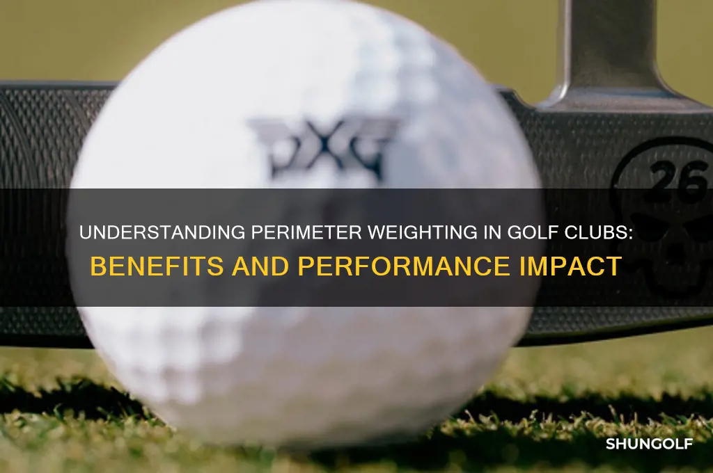 what is perimeter weighting golf club