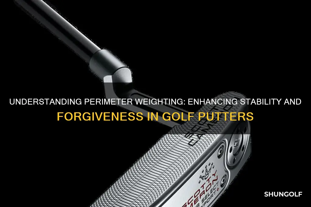 what is perimeter weighting on golf putters