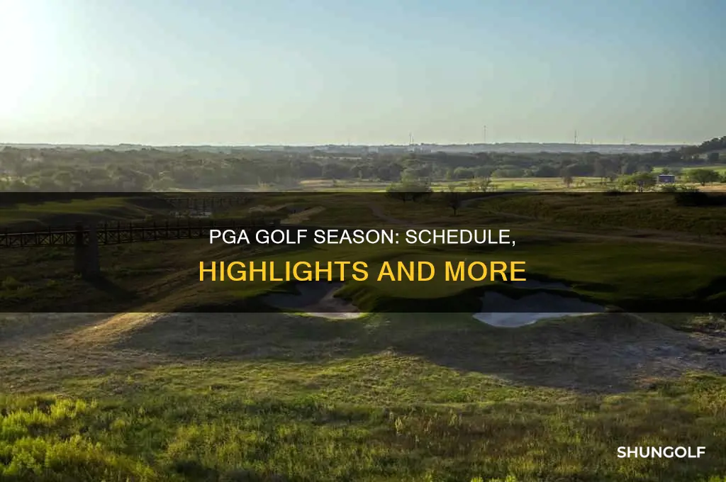 what is pga golf season