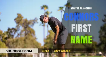 Unveiling the Mystery: What is PGA Golfer Connors' First Name?