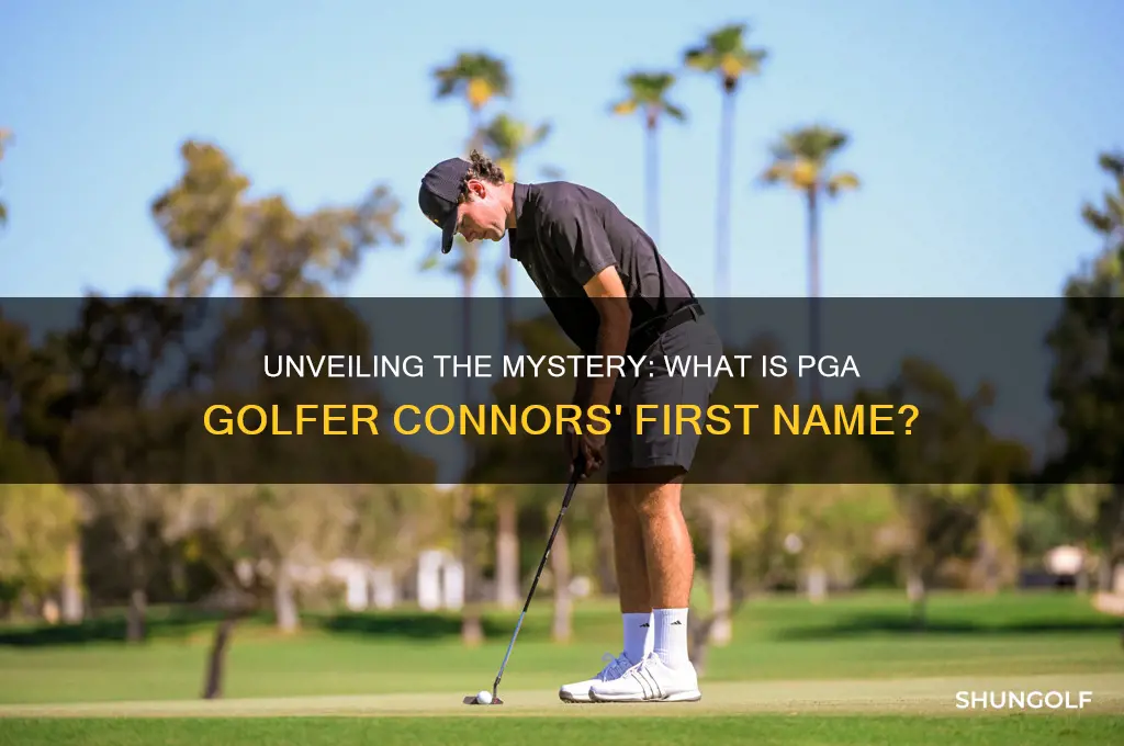 what is pga golfer connors first name