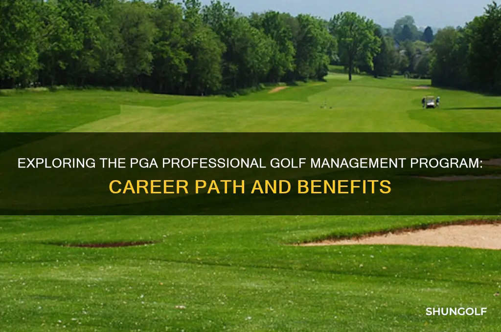 what is pga professional golf management program
