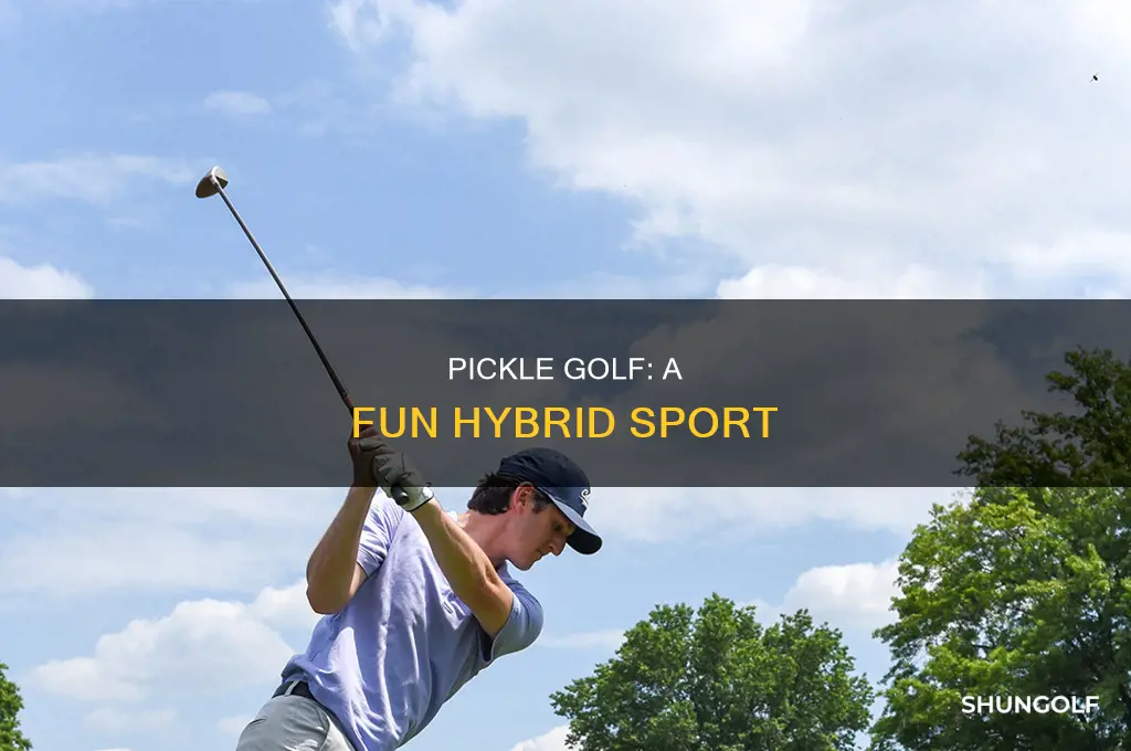 what is pickle golf