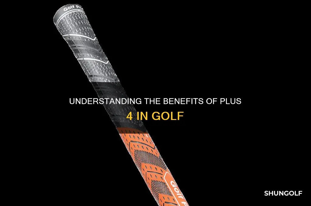 what is plus 4 in golf