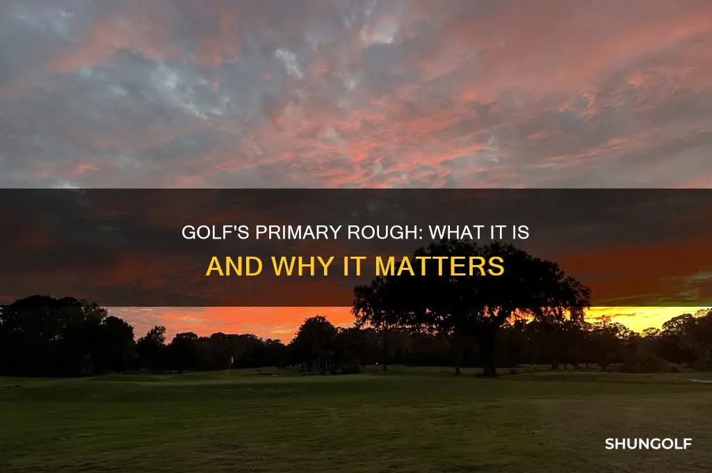 what is primary rough in golf