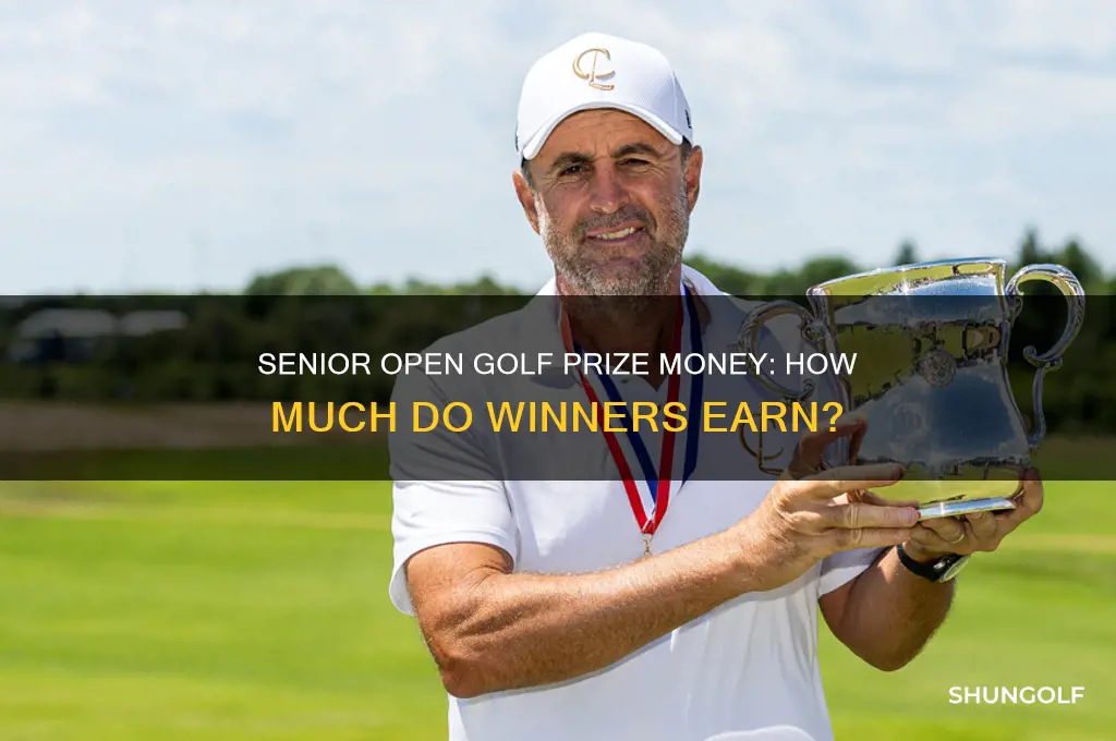 what is prize money for senior open golf