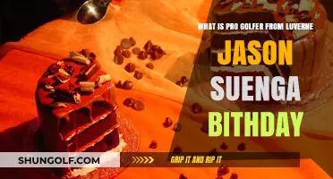 Pro Golfer Jason Suenga from Luverne: Celebrating His Birthday